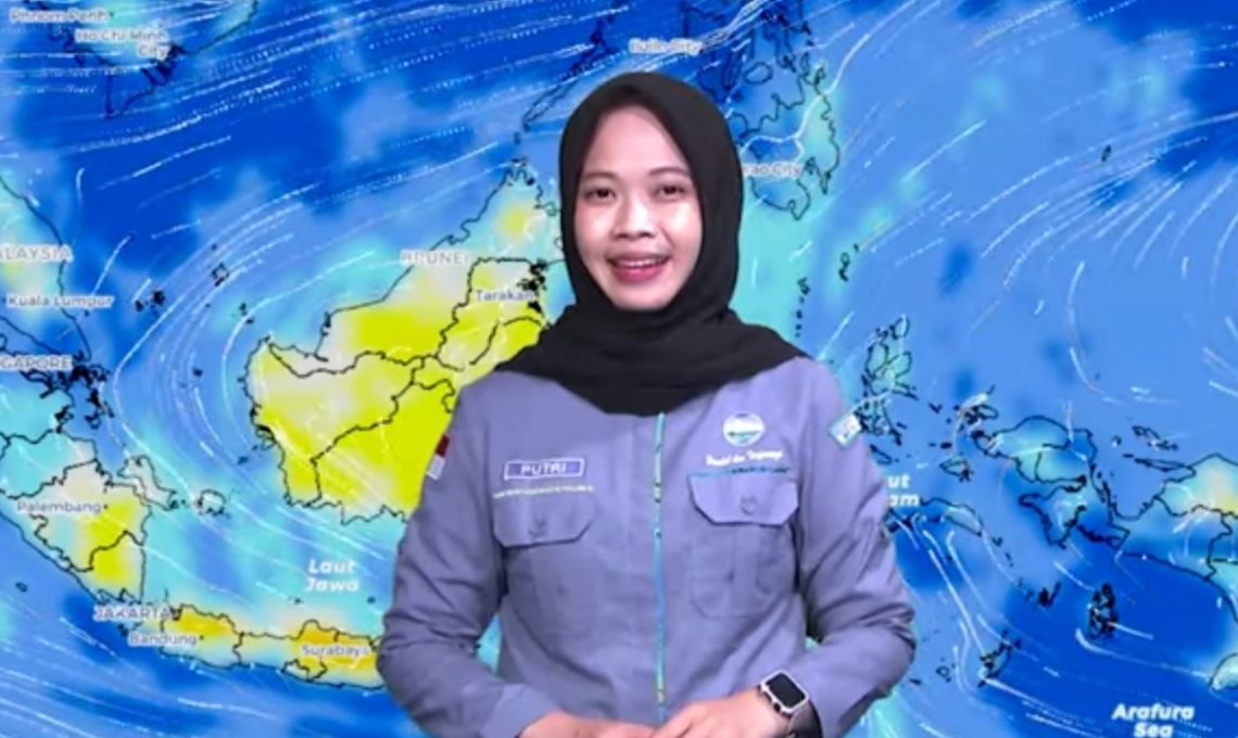 BMKG Memprakirakan Sebagian Besar Wilayah Berawan Tebal