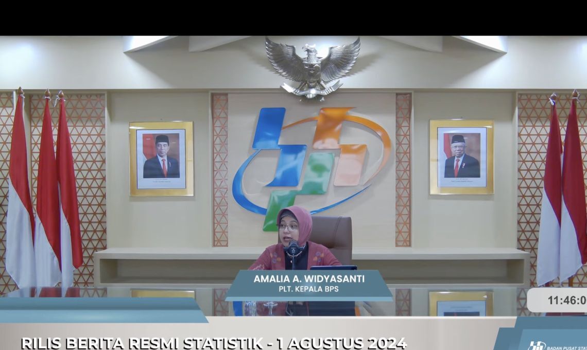 BPS: Inflasi Tahunan RI 2,13 Persen Pada Juli 2024