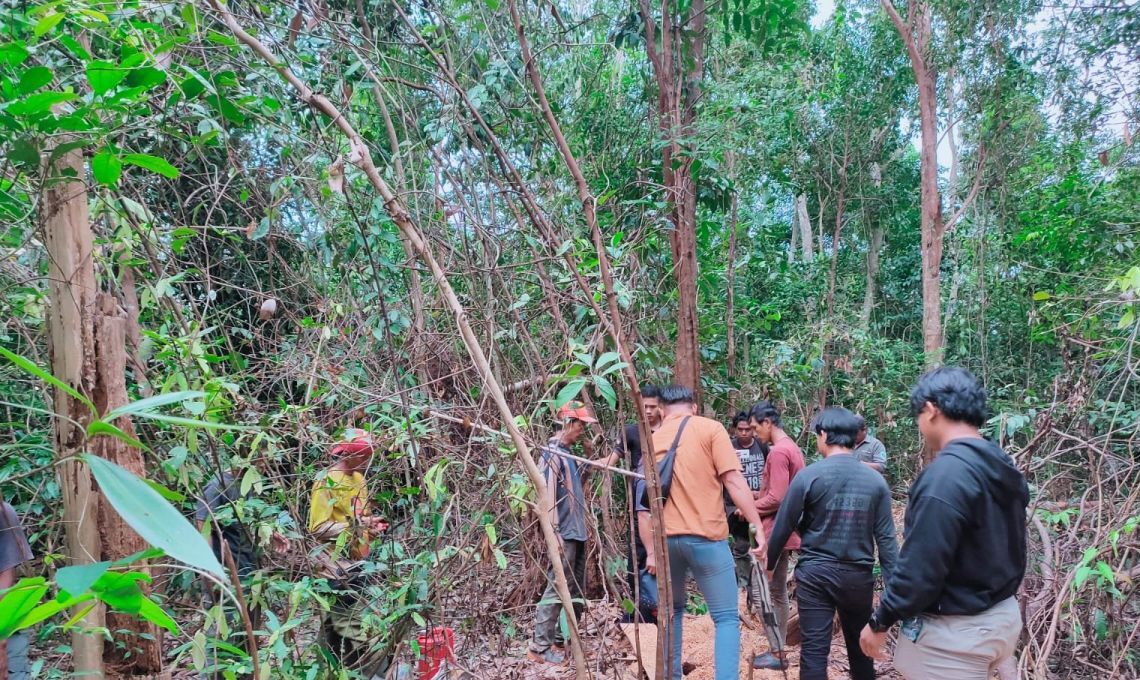 Polisi Bangka Barat Tangkap Pelaku Pembalakan Liar Hutan Menumbing